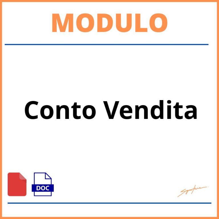 Modulo Estinzione Conto Corrente