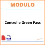 Modulo controllo green pass