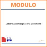 Modulo lettera accompagnatoria documenti